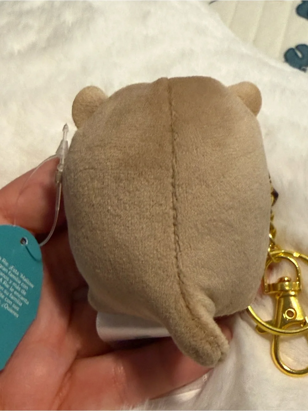 Rie the Light Brown Otter Micromallow Plush Keychain/ Bag Charm- NWT